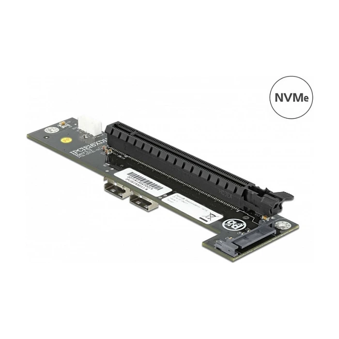 Delock Μετατροπέας 2 x SFF-8654 σε PCIe x16 (Bifurkation)