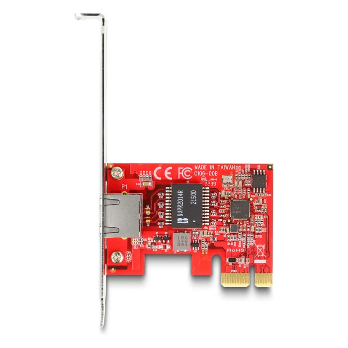 Delock PCI Express x1 Network Card 2.5 Gigabit LAN 1 x RJ45 (Intel i225, MPN 90100)