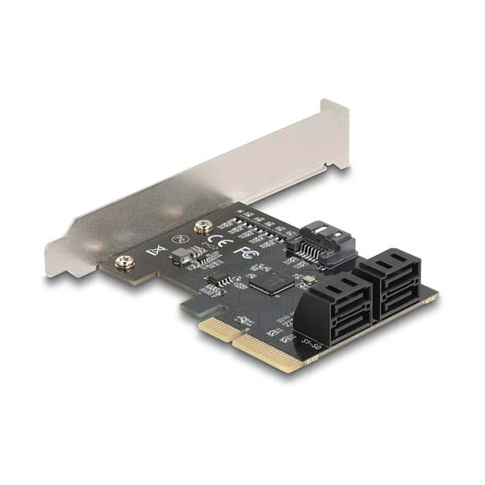 Delock PCI Express x4 κάρτα 5-port SATA ελεγκτής (Low Profile)