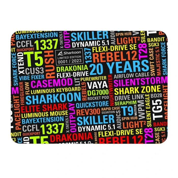 Mousepad Sharkoon 20YEARS LIMITED ED.