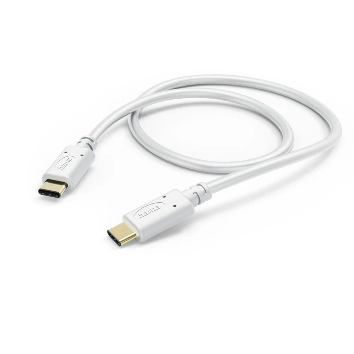 HAMA USB 2.0 Cable USB-C male - USB-C Λευκό 1.5m 2015920000