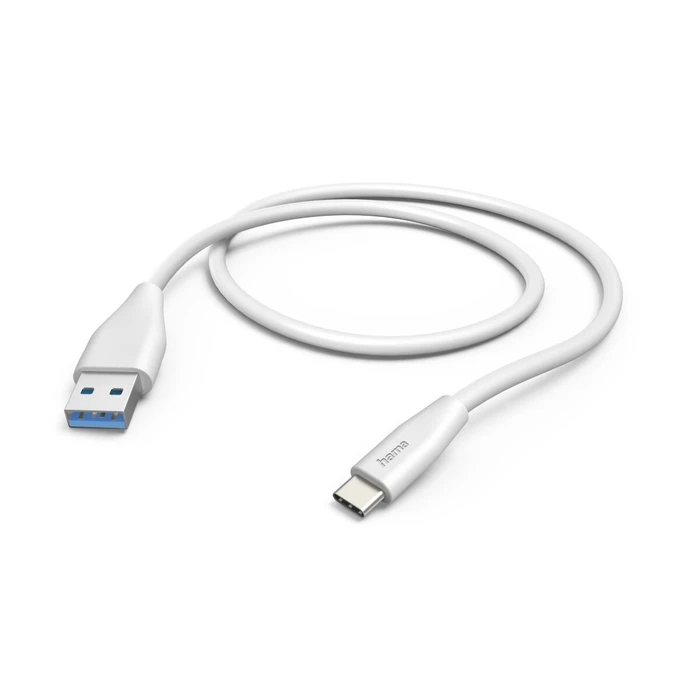 HAMA USB 2.0 Cable USB-C male - USB-A / USB-C Λευκό 1.5m 00201596
