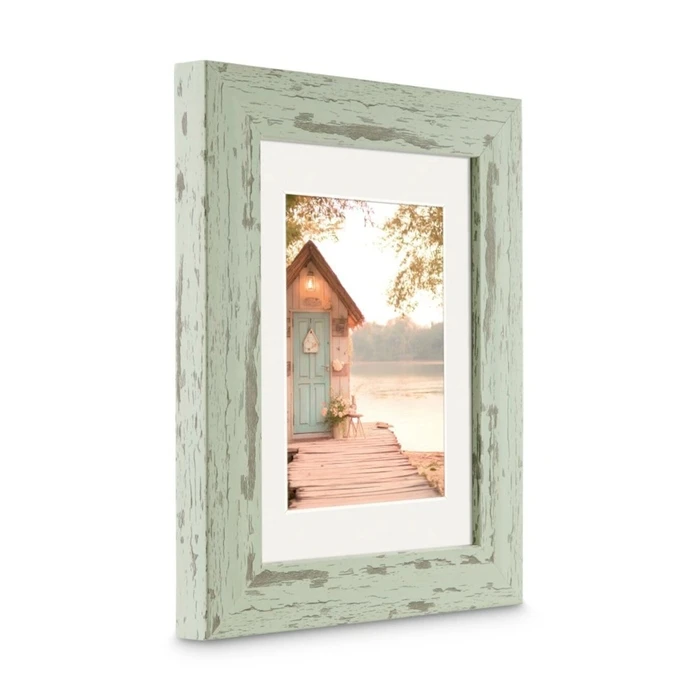 Κορνίζα τοίχου Hama Cottage Pastell-Mint 13x18 Kunstst.inkl.Passepartout 193334