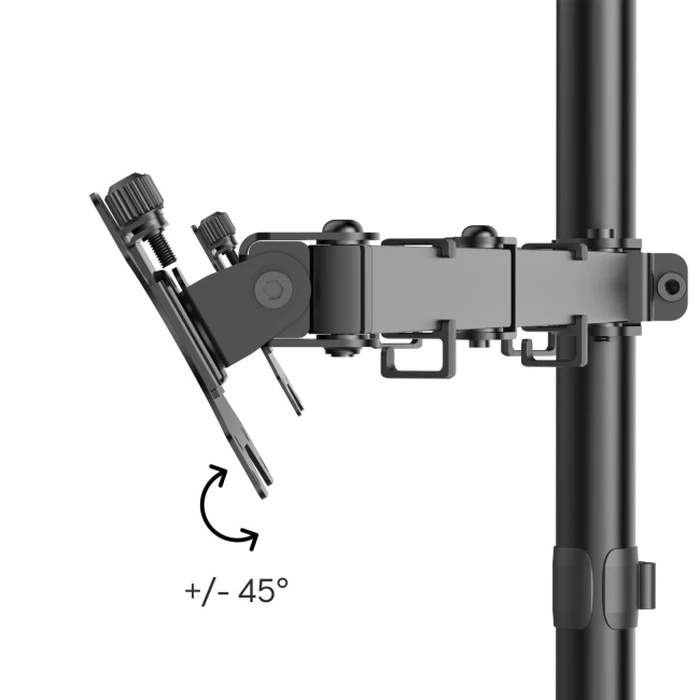 Hama 220903 TV/Monitor Wall Mount with Articulating Arm — up to 100" / 24 kg — Black