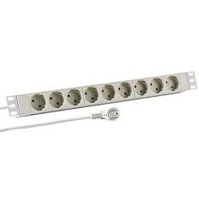 Πολύπριζο Ασφαλείας M-CAB 19 INCH 1U SOCKET 9 PORT ALU GR