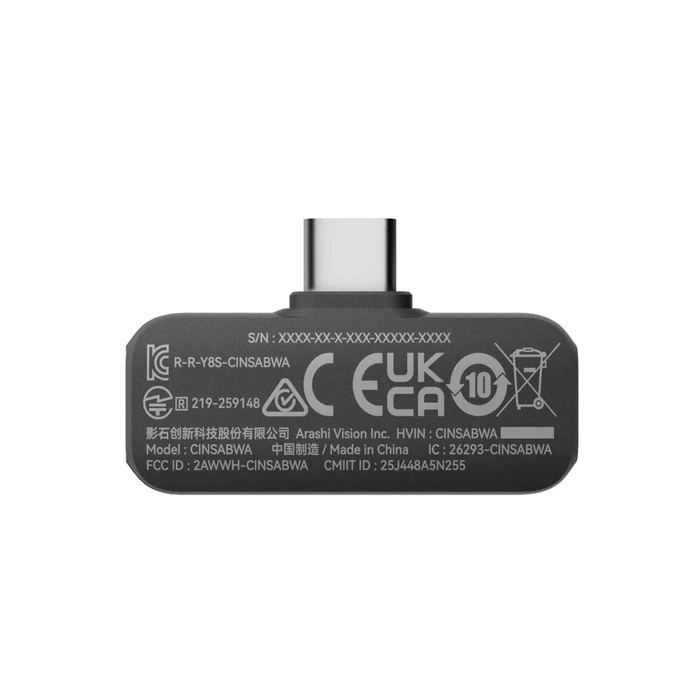 Μικρόφωνο Action Cameras Insta360 Air (1 Transmitter, 1 Reciever) - 10H Battery, 300m, noise reduction