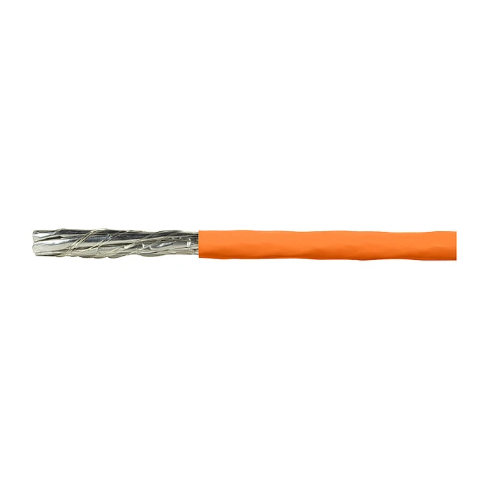 LogiLink S/FTP Cat.7 (10Gbps) Καλώδιο Δικτύου Ethernet χωρίς ακροδέκτες 200m Πορτοκαλί CPV0061