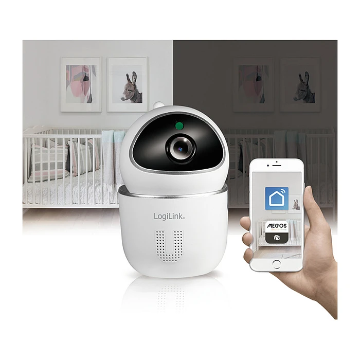 LogiLink SH0117 IP Κάμερα Παρακολούθησης Wi‑Fi Full HD 1080p Dome (Tuya συμβατή, 360°)