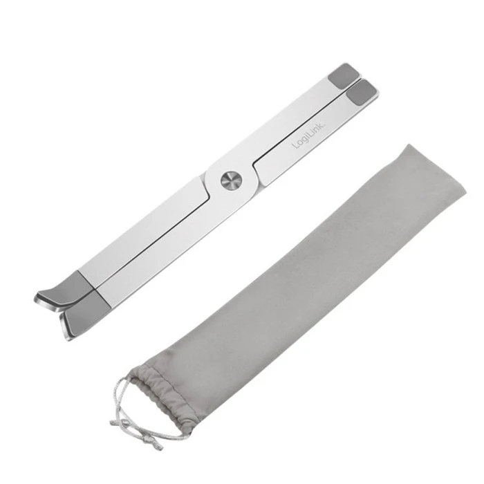 LogiLink AA0166 Foldable Aluminum Laptop/Tablet Stand 10" - 16" Silver