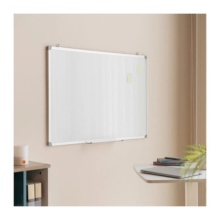 LogiLink Magnetic Dry Erase Whiteboard, Wall-mounted, 90 x 60 cm