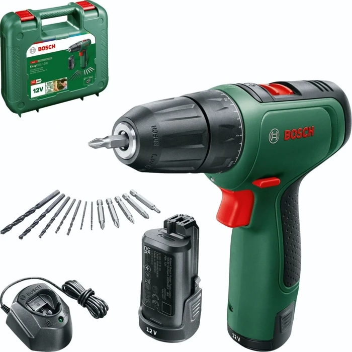 Ασύρματο δραπανοκατσάβιδο Bosch EasyDrill 1200 12V 2x1,5Ah