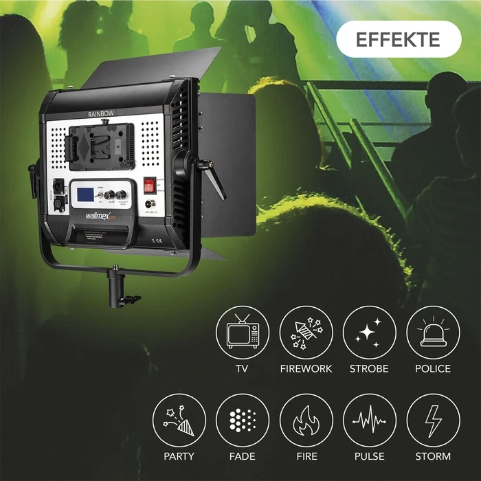 Walimex pro Rainbow LED RGBWW Square 50W - LED φωτιστικό