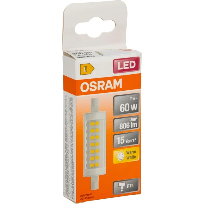 LED Λαμπτήρες Osram LED Slim Line R7s 7W 806 lm