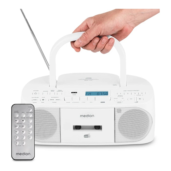 MEDION LIFE DRX-1 Plus Boombox λευκό