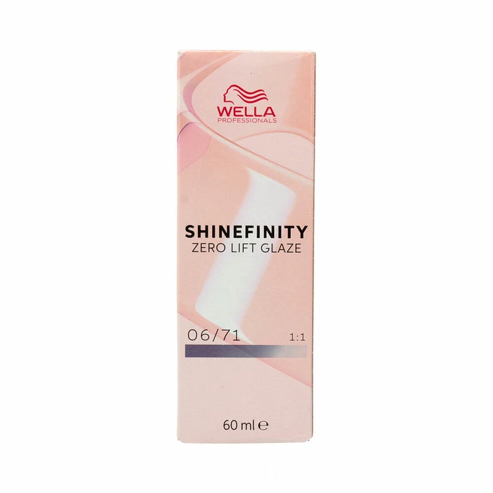 Wella Shinefinity Zero Lift Glaze Προσωρινή Βαφή Μαλλιών 06/71 Frosted Chestnut 60ml