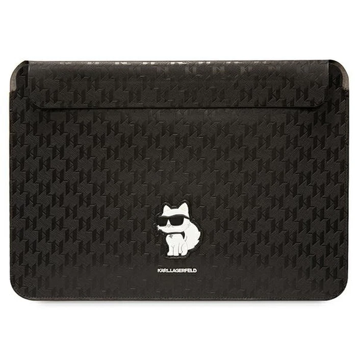 Karl Lagerfeld Sleeve KLCS14SAKHPCK 14 inch black Saffiano Monogram Choupette