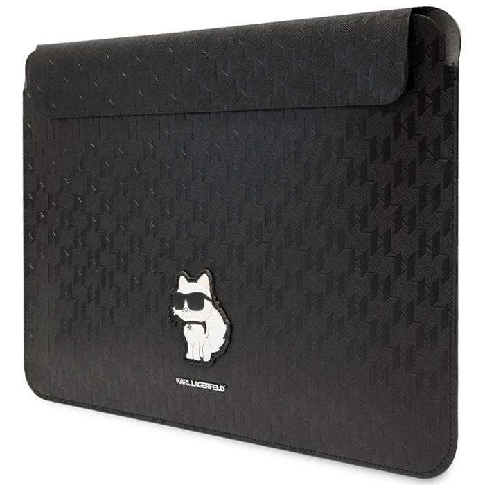 Karl Lagerfeld Sleeve KLCS14SAKHPCK 14 inch black Saffiano Monogram Choupette