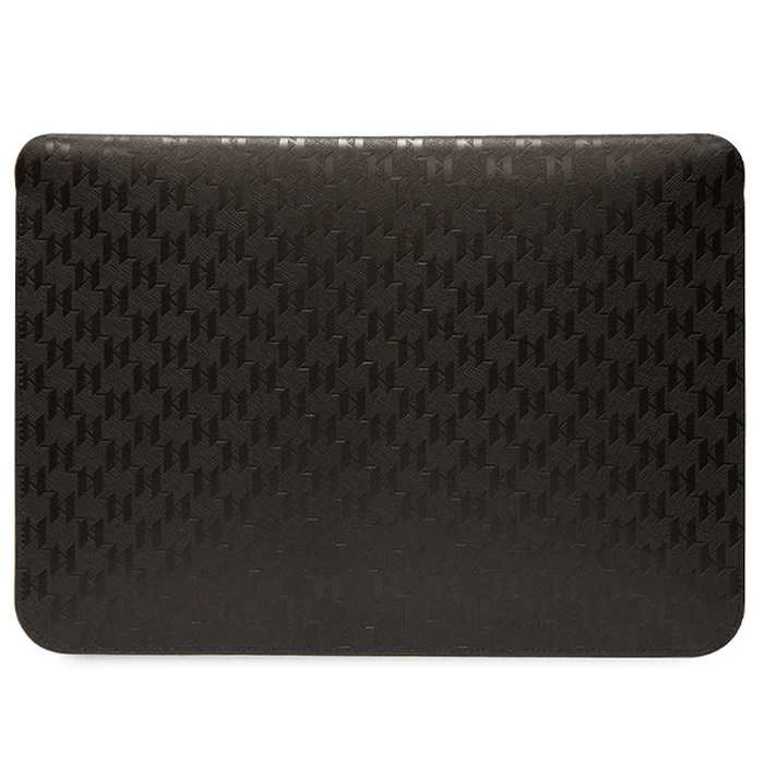 Karl Lagerfeld Sleeve KLCS14SAKHPKK 14 inch black Saffiano Monogram Ikonik