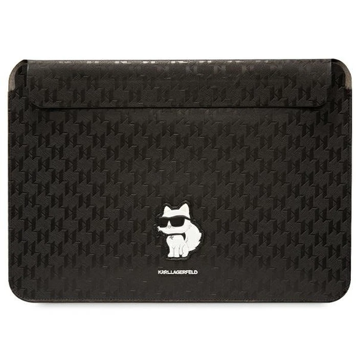 Karl Lagerfeld Sleeve KLCS16SAKHPCK 16 inch black Saffiano Monogram Choupette