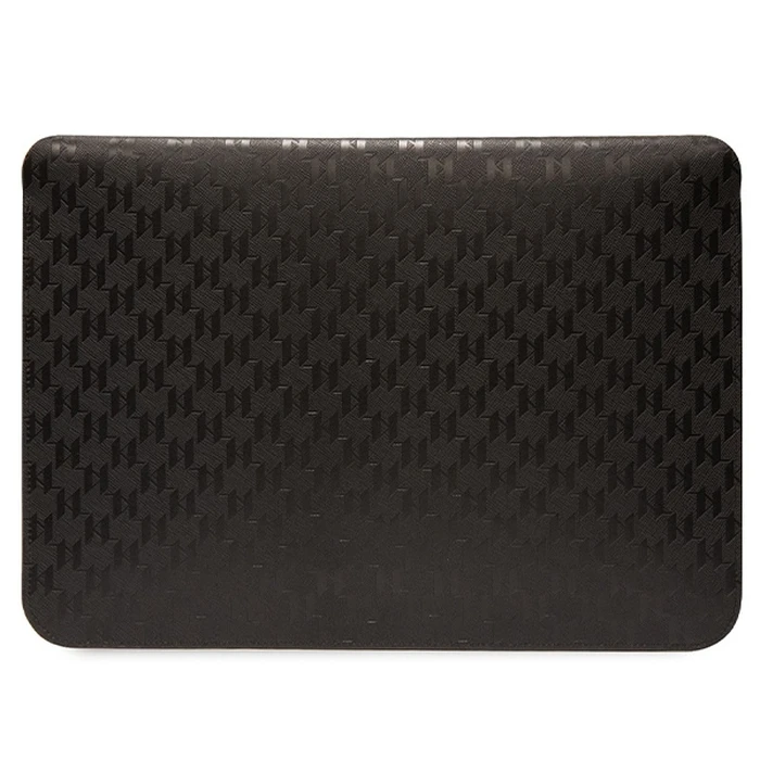 Karl Lagerfeld Sleeve KLCS16SAKHPKK 16 inch black Saffiano Monogram Ikonik