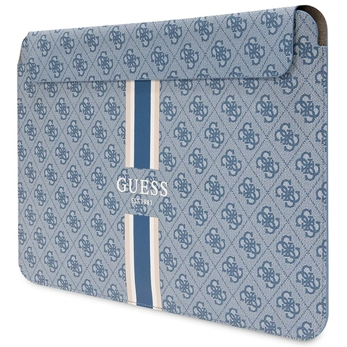 Guess Sleeve GUCS16P4RPSB 16 inch blue 4G Printed Stripes