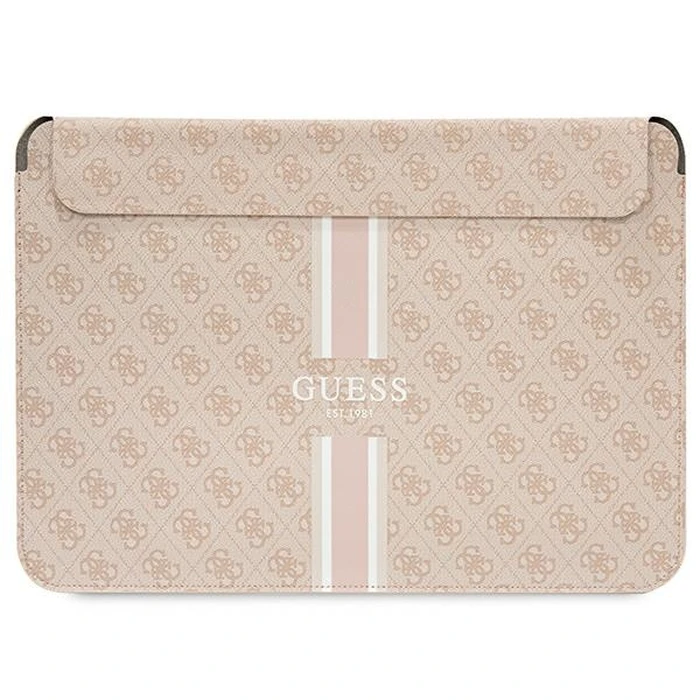 Guess Sleeve GUCS16P4RPSP 16 inch pink 4G Printed Stripes