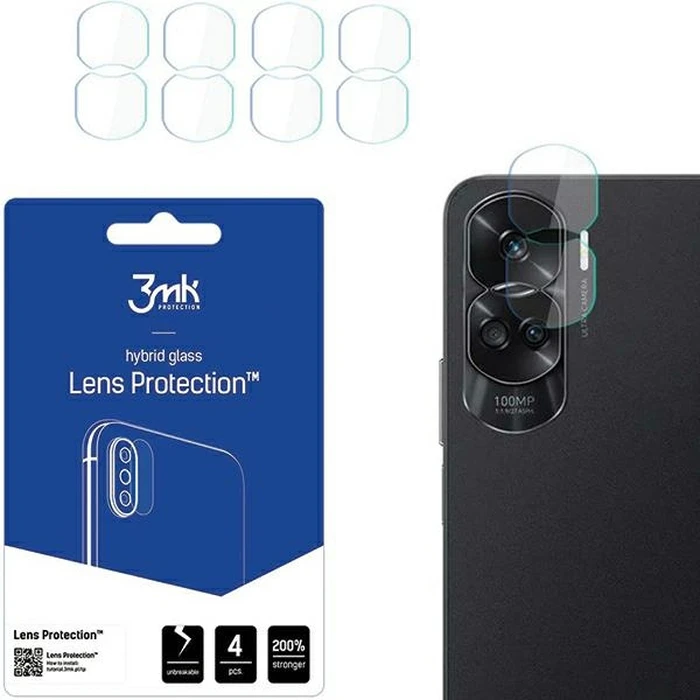 3MK Lens Protect Honor 90 Lite [4 PACK]