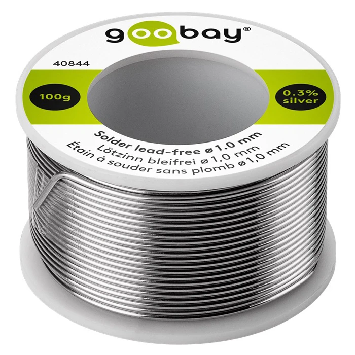 Καλάι Goobay σύρμα συγκόλλησης 40844, Φ1mm, lead free, 100g