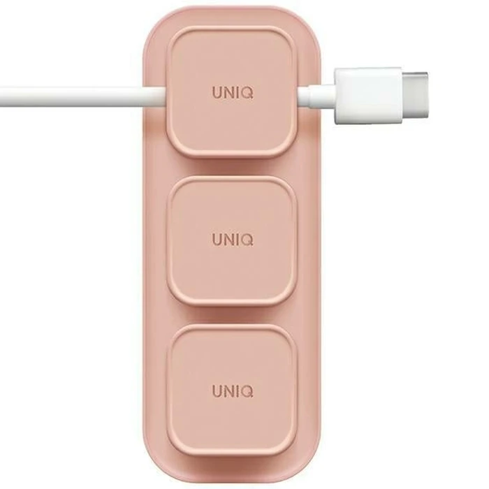 UNIQ Pod Mag to cables + base blush pink
