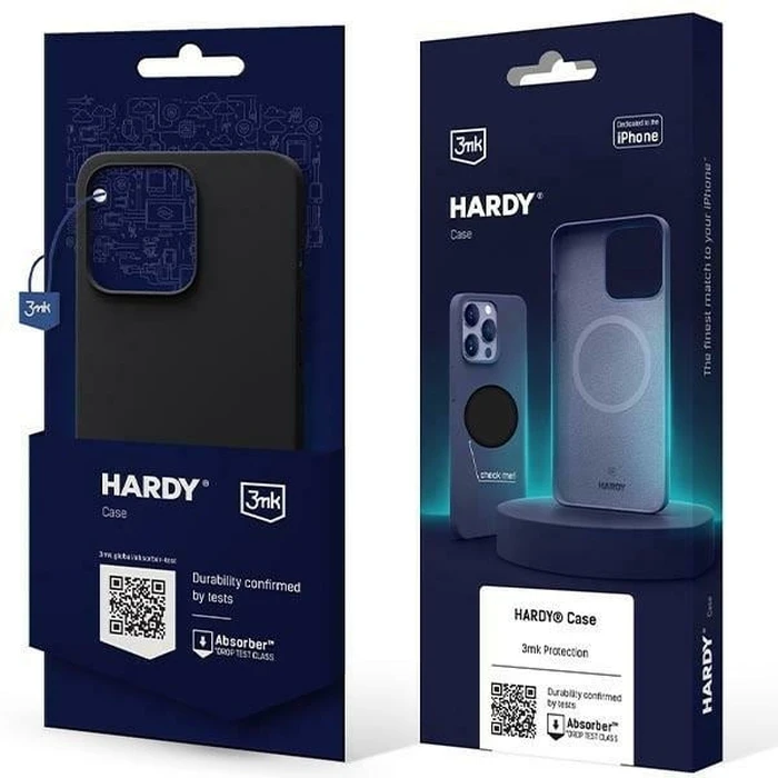 3MK Hardy Case Apple iPhone 15 Plus / 14 Plus MagSafe graphite