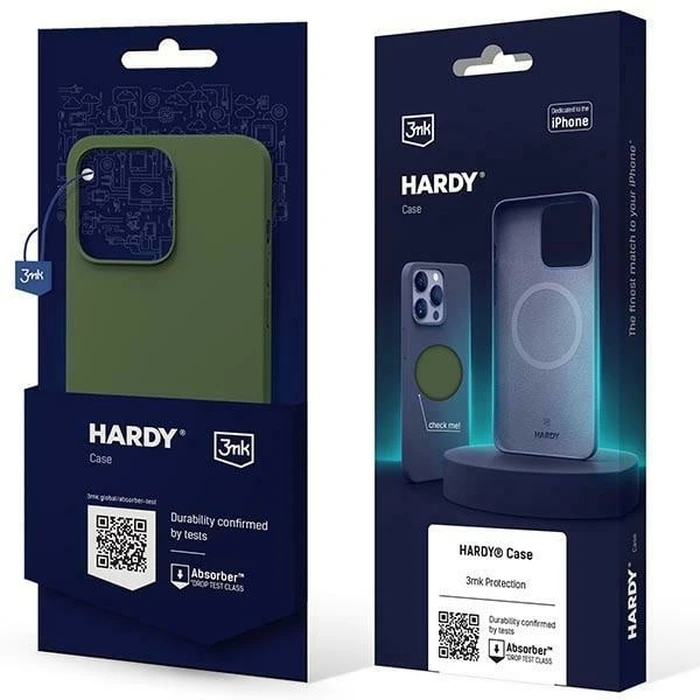 3MK Hardy Case Apple iPhone 15 Plus / 14 Plus MagSafe alpine green