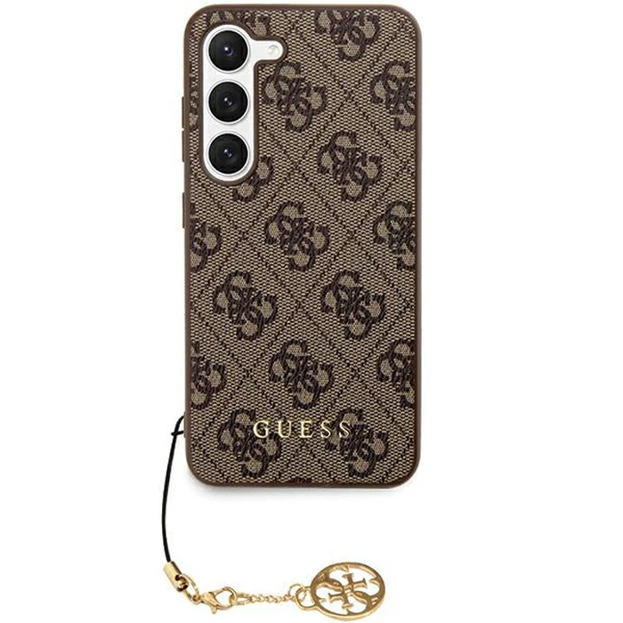 Guess GUHCZFD5GF4GBR Samsung Galaxy Z Fold 5 hardcase 4G Charms Collection brown