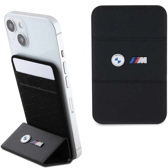 BMW Wallet Card Slot Stand BMWCSMMPGK MagSafe M Edition Collection black