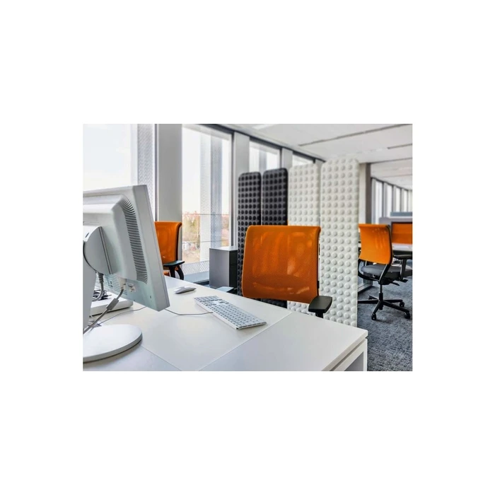 DURABLE Desk Writing Pad PP with Decorative Groove 650 x 500 mm, Transparent (anti‑glare)