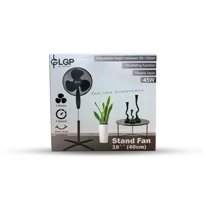 Ανεμιστήρας Ορθοστάτης LGP 16' 40CM 45W Black