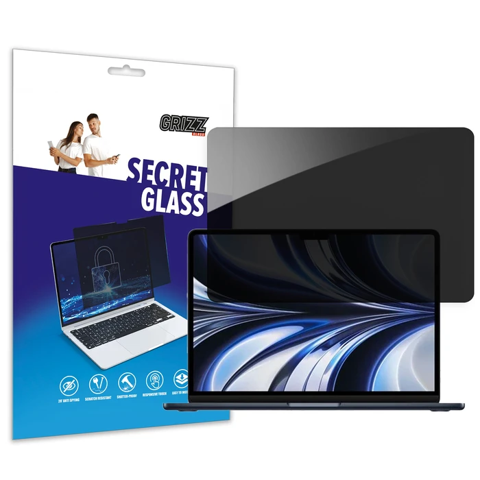 GrizzGlass Matte SecretGlass Apple MacBook Air 13,3 inch 2022