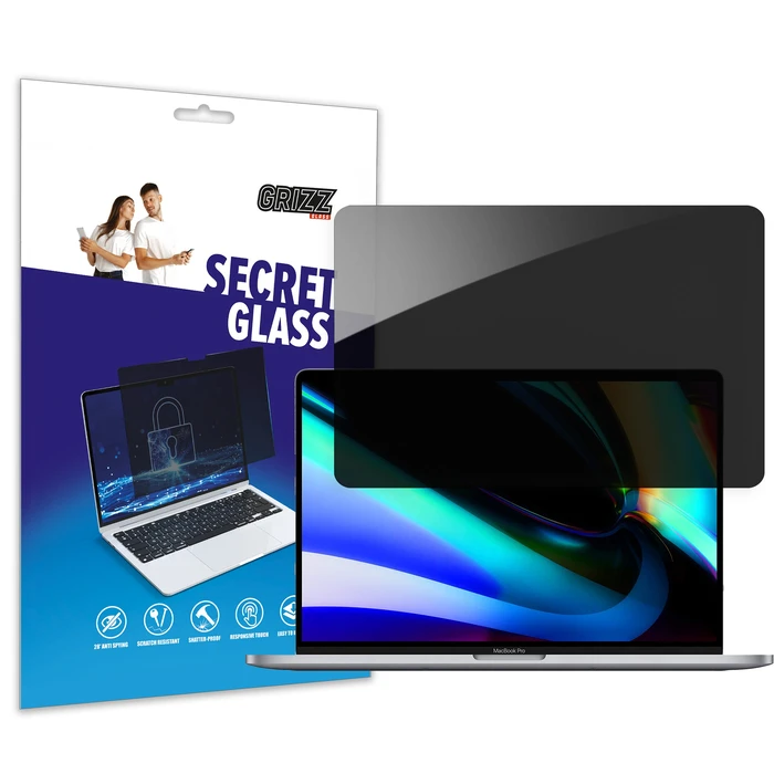 GrizzGlass Matte SecretGlass Apple MacBook Pro 14" 2021-2025 (M1/M2/M3/M4/M5)