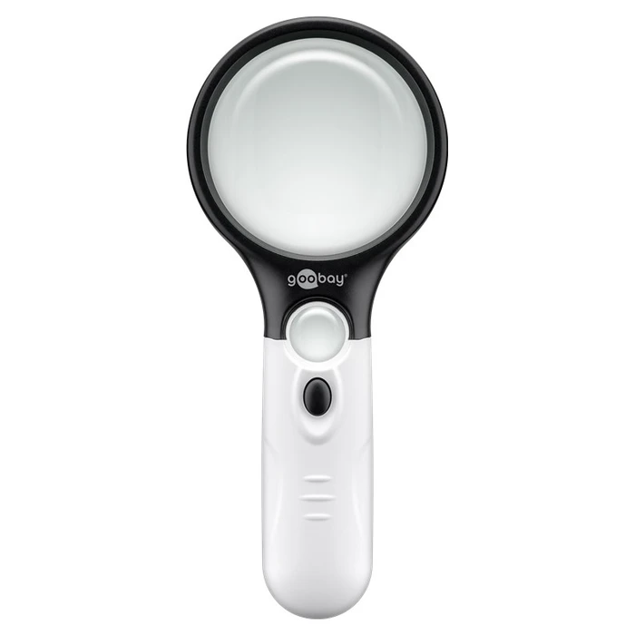 Goobay Μεγεθυντικός Φακός Χειρός 41255 Με Φωτισμό Led, 1.75x & 12.25x
