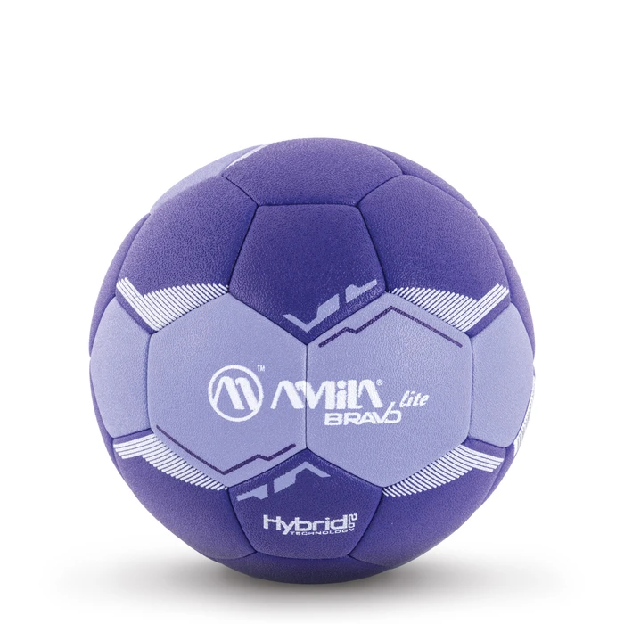 Μπάλα Handball AMILA Bravo Lite Νο 1 - Μωβ/Βιολετί/Λευκό