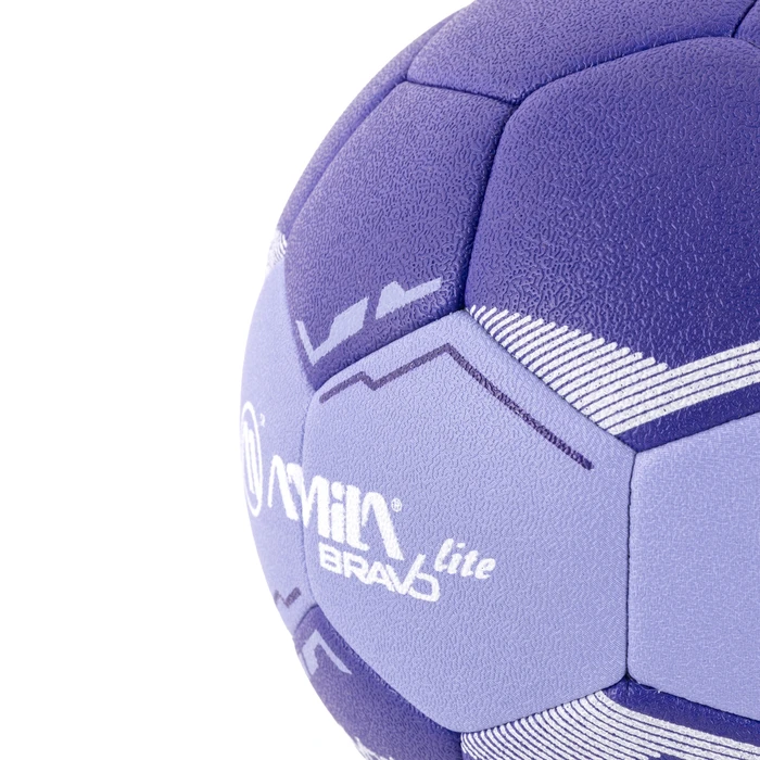 Μπάλα Handball AMILA Bravo Lite Νο 1 - Μωβ/Βιολετί/Λευκό