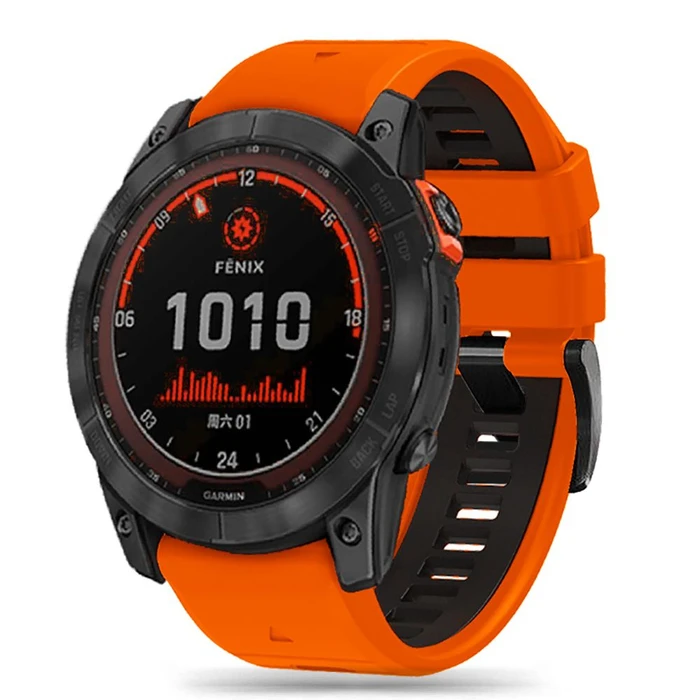 Tech-Protect Iconband Pro Garmin Fenix 3/5x/3hr/5x Plus/6x/6x Pro/7x orange/black