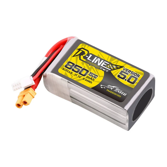 Tattu R-Line V5 Li-Po Battery 11.1V 850mAh 150C 3S XT30