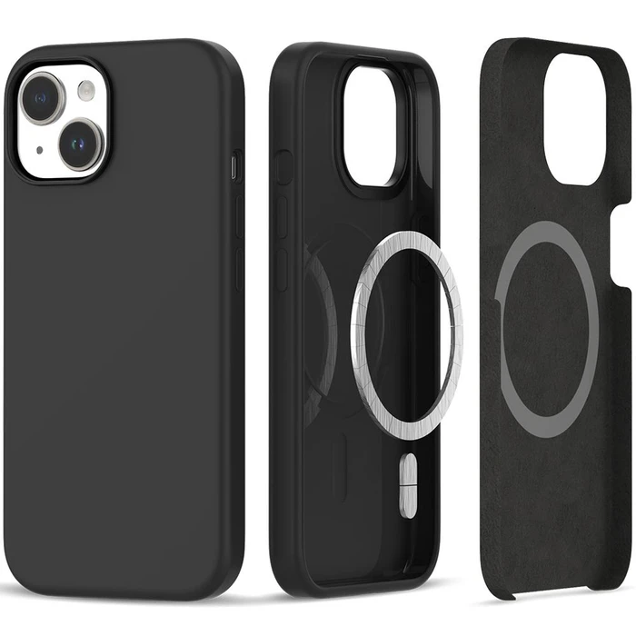 Tech-Protect Silicone Magsafe Apple iPhone 15 Matte Black