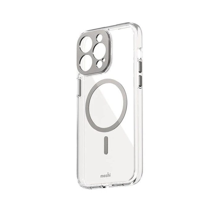 Moshi iGlaze MagSafe Apple iPhone 15 (Luna Silver)