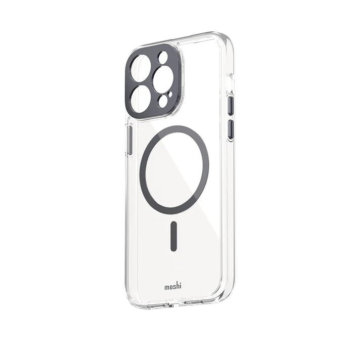 Moshi iGlaze MagSafe Apple iPhone 15 (Meteorite Gray)