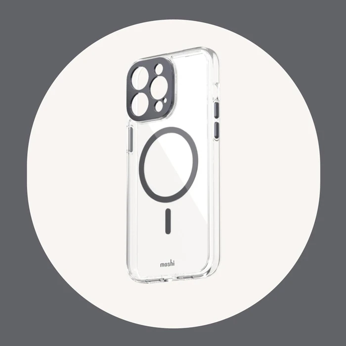 Moshi iGlaze MagSafe Apple iPhone 15 Plus / 14 Plus (Meteorite Gray)