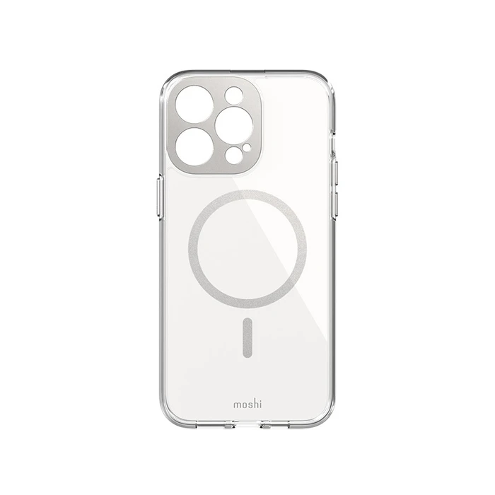 Moshi iGlaze MagSafe Apple iPhone 15 Pro (Luna Silver)