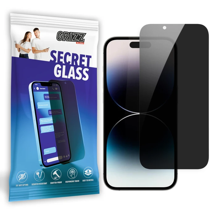 GrizzGlass Matte SecretGlass Apple iPhone 15 Pro Max