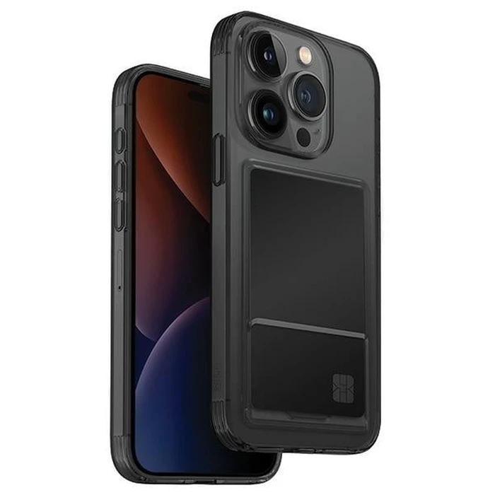 UNIQ Air Fender ID Apple iPhone 15 Pro Max Cardslot smoked grey tinted
