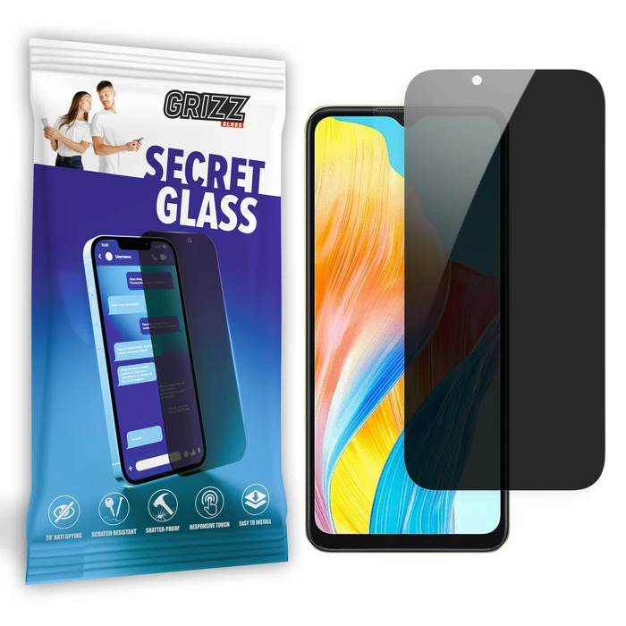 GrizzGlass Matte SecretGlass Oppo A38